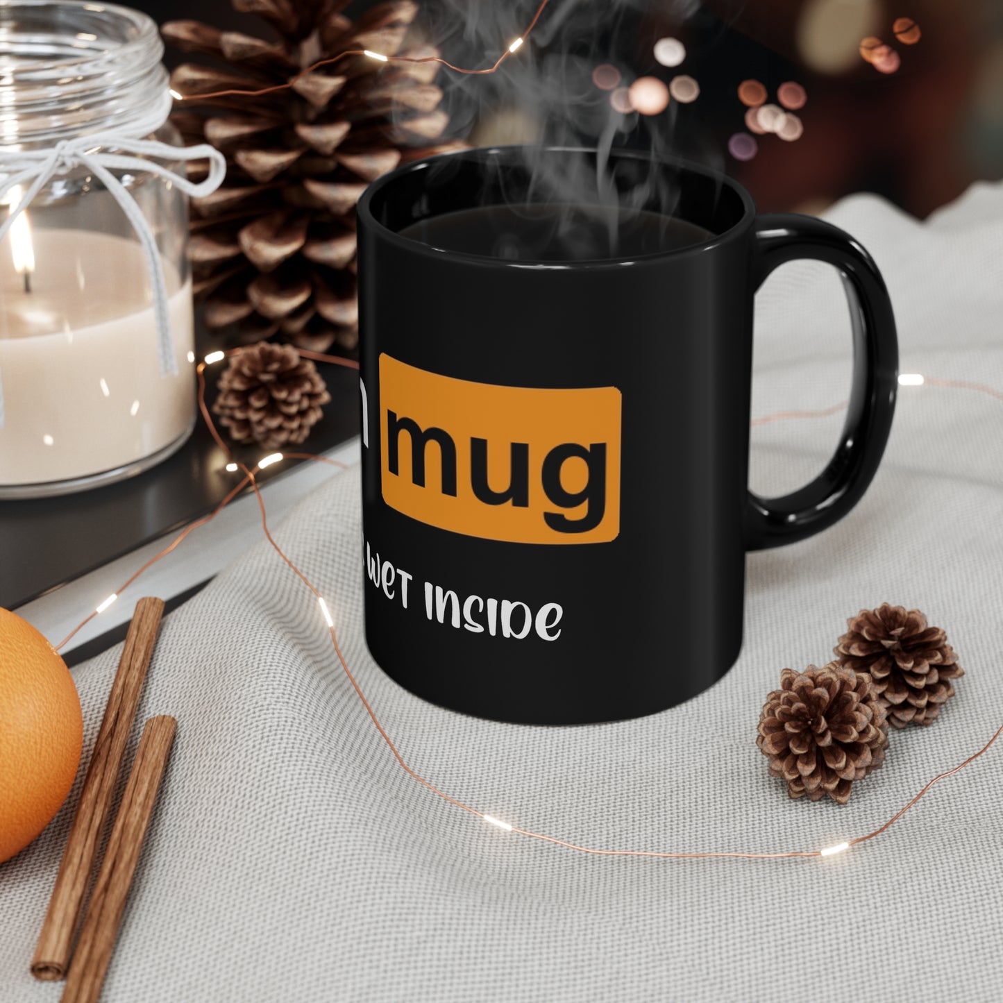 11oz Black Mug