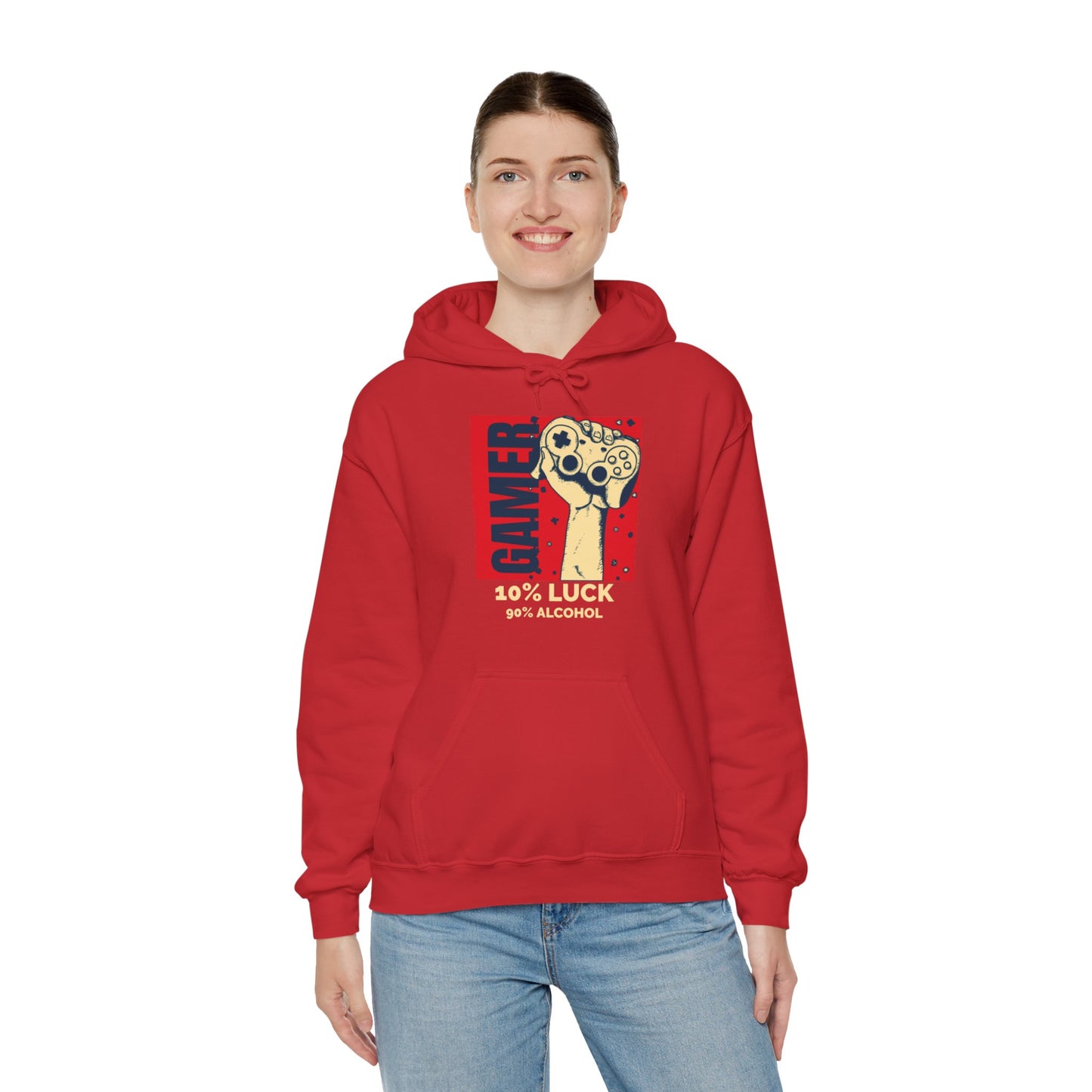 GAMER % Hooded Sweatshirt