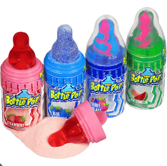 Bottle pop candy
