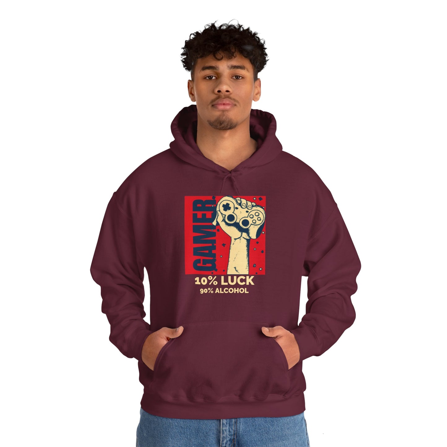 GAMER % Hooded Sweatshirt