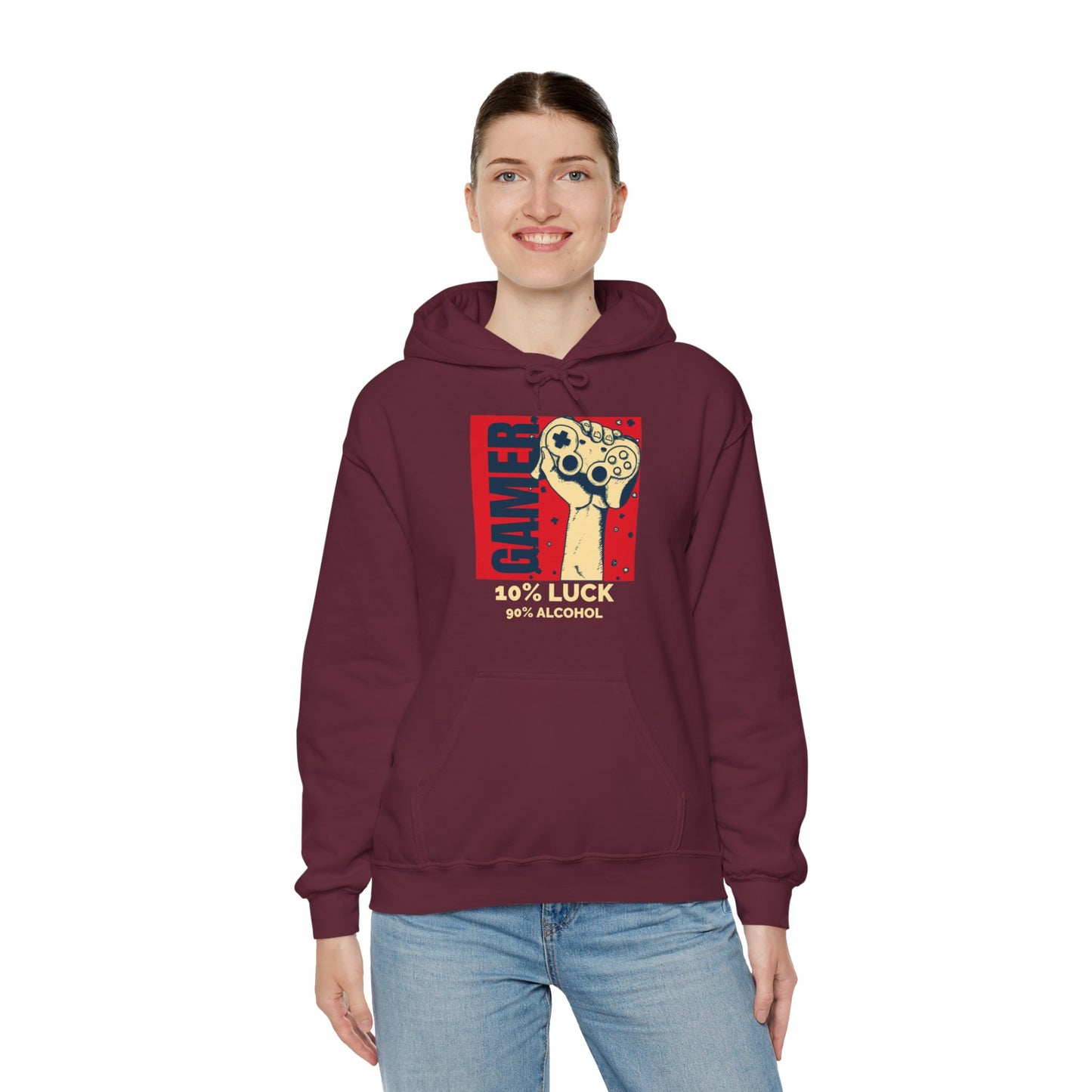 GAMER % Hooded Sweatshirt